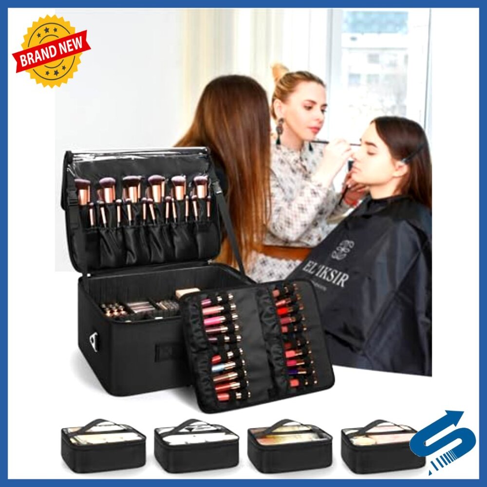 Professional Extra Large Makeup Case Organizer Bo… - image 2